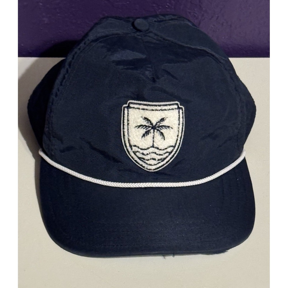 Greyson Palm Tree Chenille Snapback Hat Cap Jupiter ANGC Michael Jordan Rare